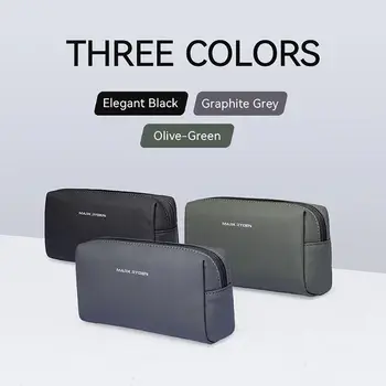 Borsa da toilette da viaggio durevole Borsa da toilette portatile casual per prodotti digitali Organizzatore di cavi dati USB resistente alle rotture impermeabile 1