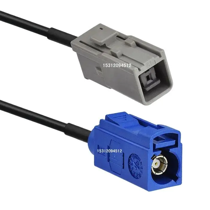 FAKRA-C Female Head to GT5 Connector Antenna Adapter Cable FAKRA Extension Cable GT5 Square Head