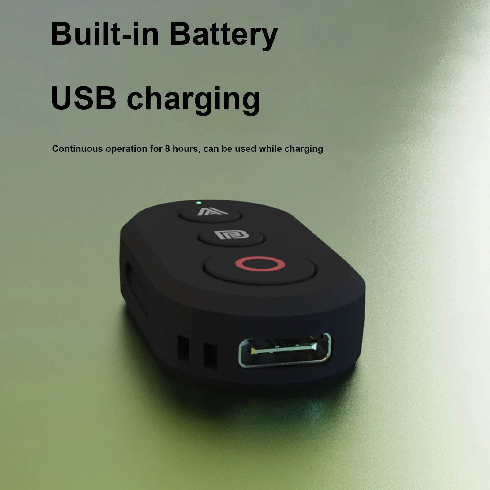 Portable BT Camera Remote Control Rechargeable Sports Camera Controller Wireless Remote Control for Action Cameras