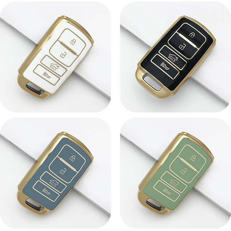 4 Button TPU Car Remote Key Case Cover For KIA Cadenza K7 K-04 Series K9  Sorento K900 Protector Keyless Fob Keychain Accessories - AliExpress