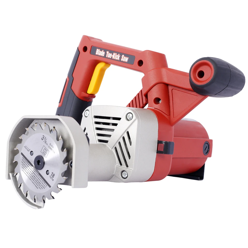Electric Toe Kick Saw with Adjustable Bevel