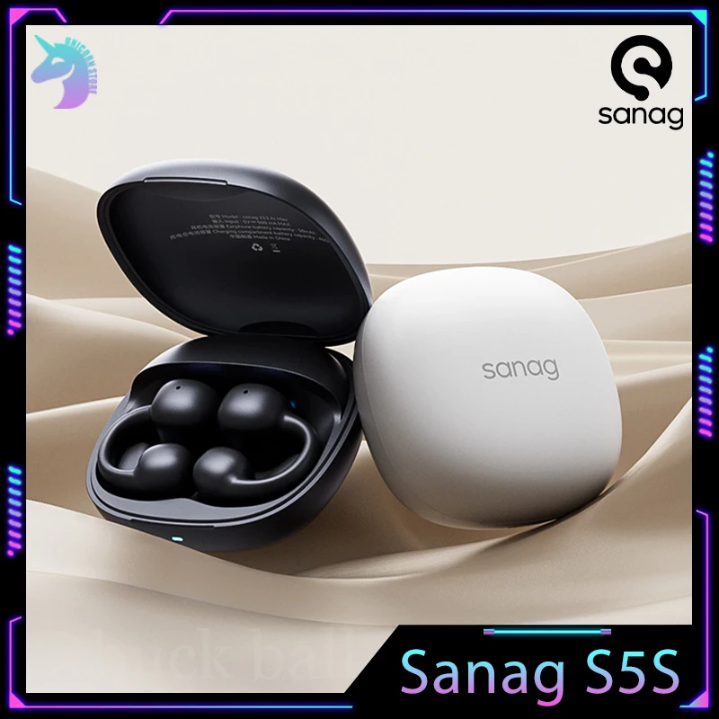 

Беспроводные Bluetooth-наушники Sanag S5S, умные наушники с шумоподавлением