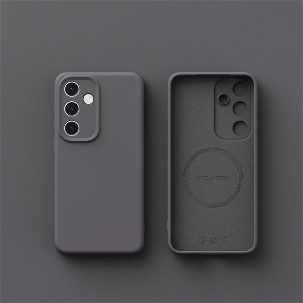 Enhanced Title:  
Premium Liquid Silicone Magnetic Candy Color Phone Case with Wireless Charging Compatibility