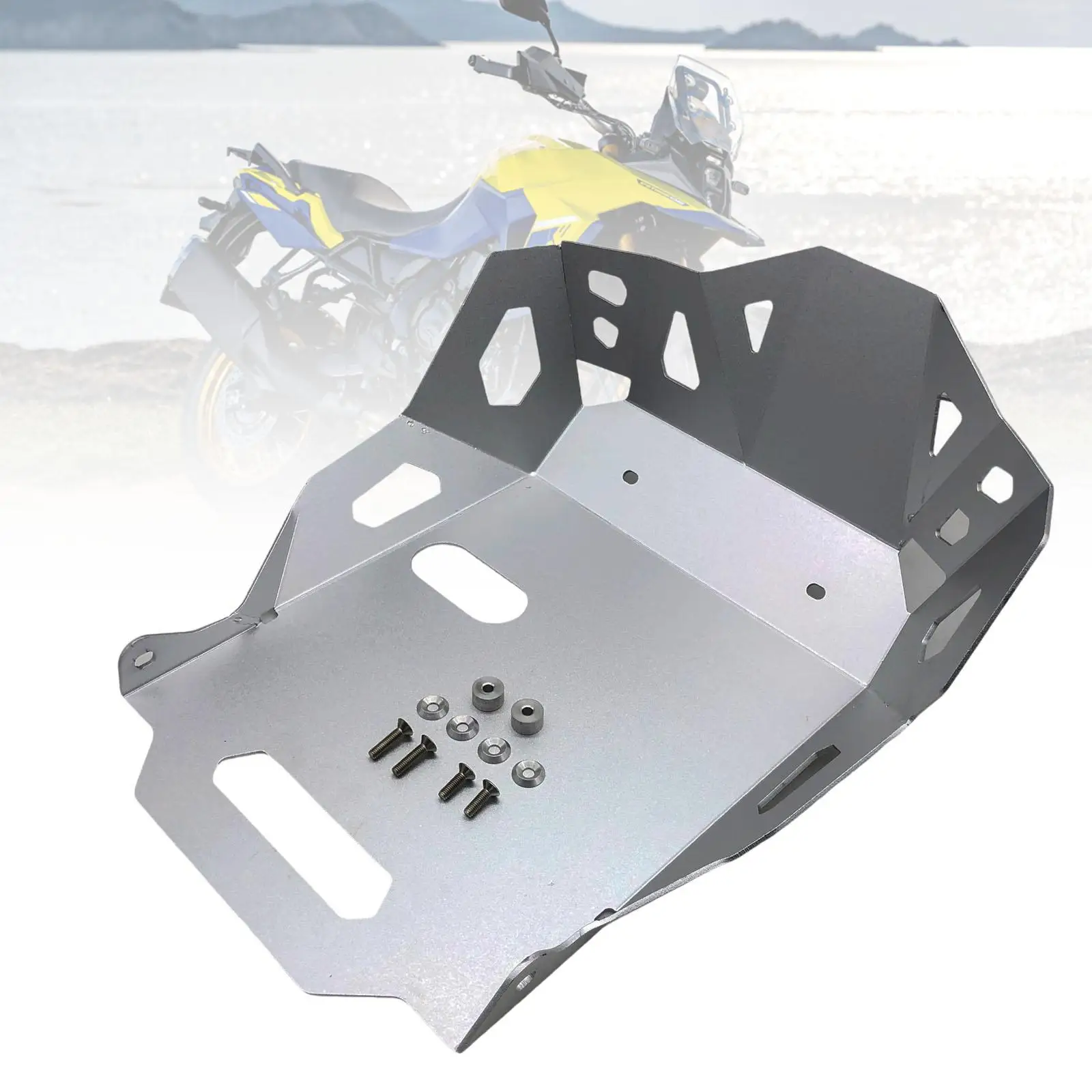 Motorcycle Skid Bash Plate High Performance Sturdy Engine Protector Bottom Chassis Cover for Suzuki V-strom 800DE 2023-2024