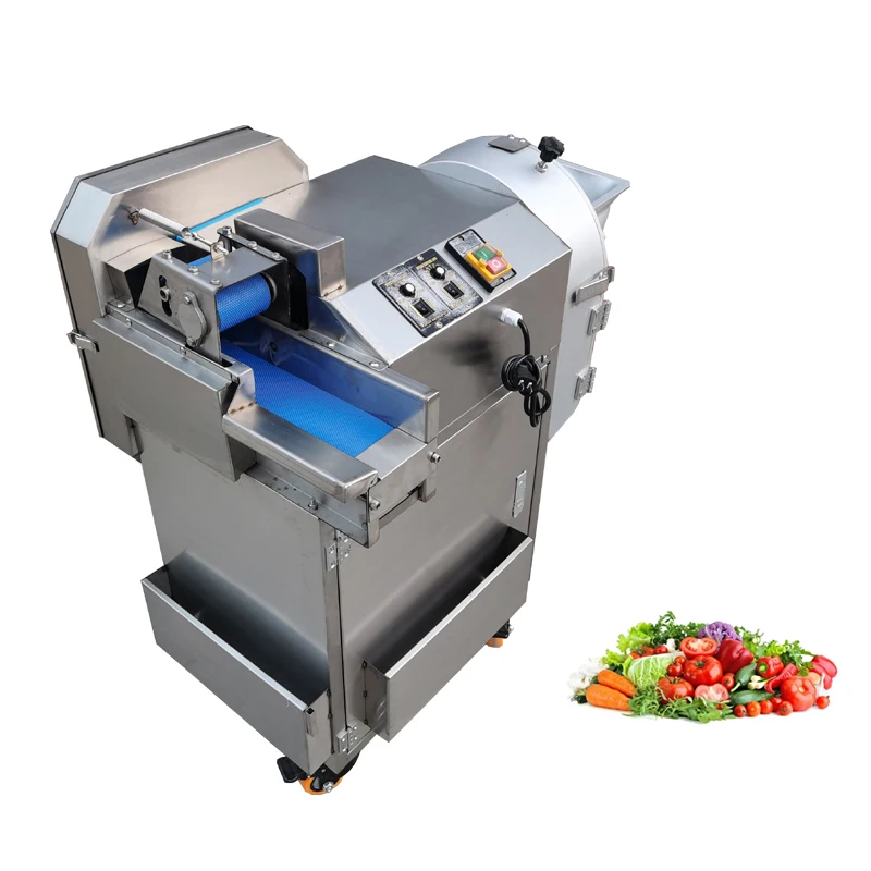 

Electric Potato Cutter Fruit Vegetable Slicer Machine Stainless Steel Vegetable Cutting Machine Onion Shredder Dicing Machine