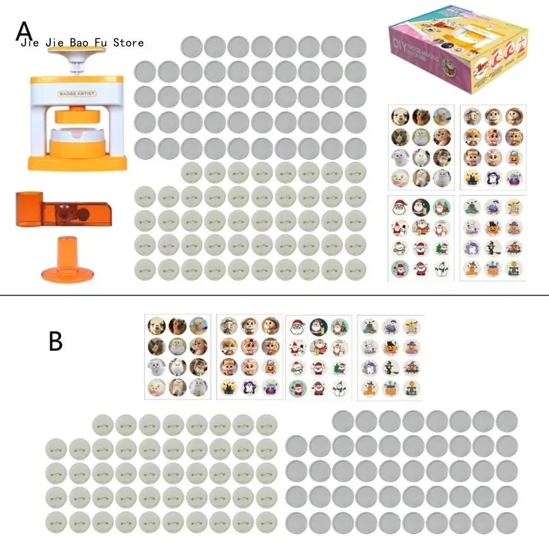 

E8BD Машина для изготовления бейджей Машина для изготовления пуговиц для булавок Машина для изготовления пуговиц для различных