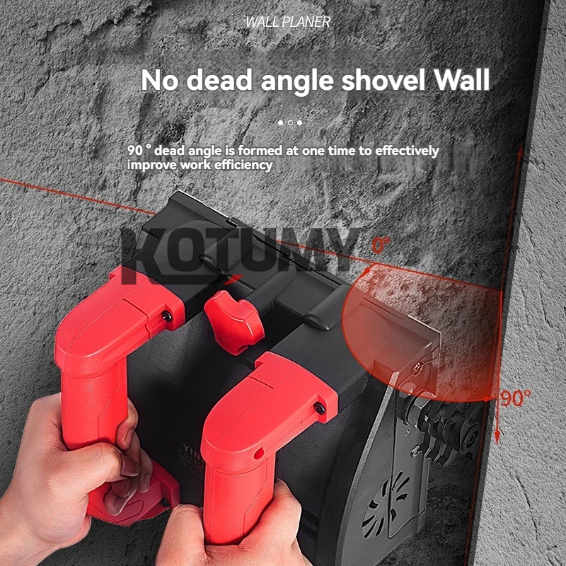 220V 110V Wall Planing Machine No Dead  Wall Shoveling Rough Plan Machine Old Wall Renovation Putty Corner Wall Shove Tool 4