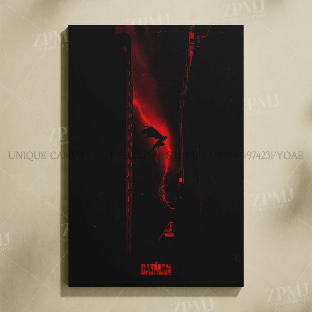 Justice League Superhero Batman Wall Art - Canvas Home Decor Poster Prints