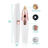 2 in 1 Electric Eyebrow Trimmer Painless Eye Brow Epilator For Women Makeup Mini Razors Portable Facial Hair Removal Shaver 5