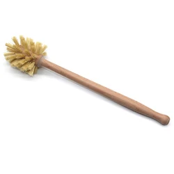 Effortless Cleaning Compact Toilet Brush with Tough Bristles and Comfortable Grip (A)