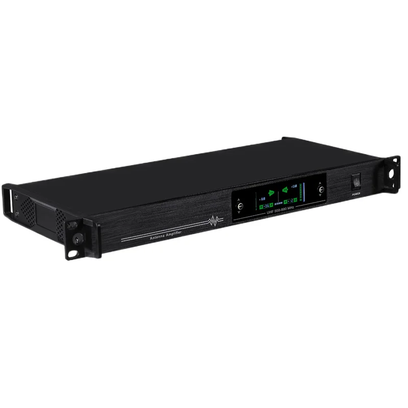 폴킷슨 AT-16 16채널 UHF 안테나 분배 시스템 500-900MHz 500m 안정적인 무선 마이크 앰프 (무대 라이브 공연용)