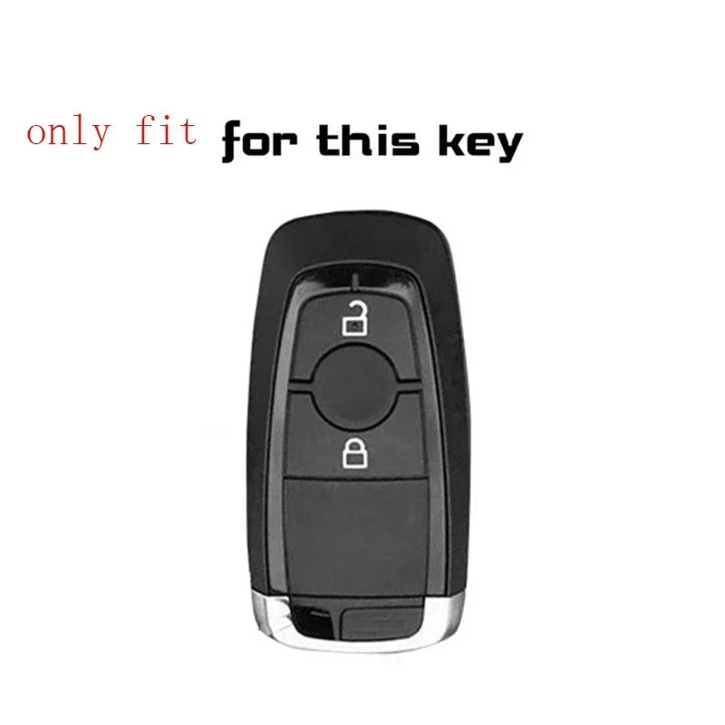 Silicone Car Key Cover Case for Ford Raptor Ecosport Ranger F150 F250 F350 Button Remote Key