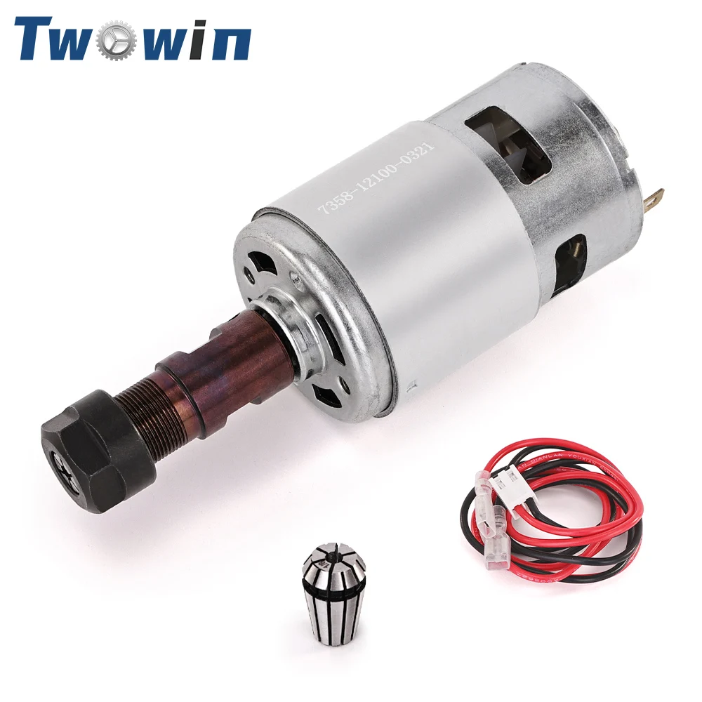 Twowin 775スピンドルモーター20000 rpm DC 24v,ミニボール