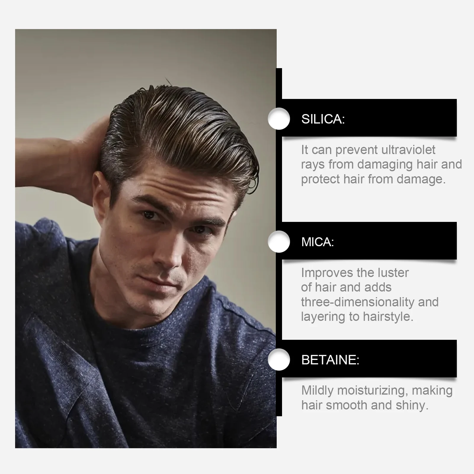 East Moon Volume Powder For Men Long Lasting Keeping Improve Volumizing Keep Fluffy All Day No Mess for Hair Styling Powder view 2