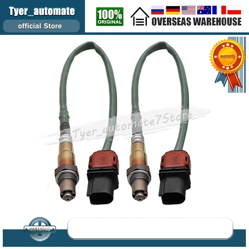 2Pcs Upstream Oxygen Sensor O2 Sensor For Ford Edge Escape Explorer Fusion Taurus Lincoln MKC MKT MKZ E1GA-9Y460-GA 