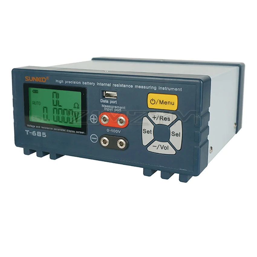 SUNKKO T685 High-Precision Internal Resistance Tester for 18650 Lithium Battery Voltage Internal Resistance Tester Detector