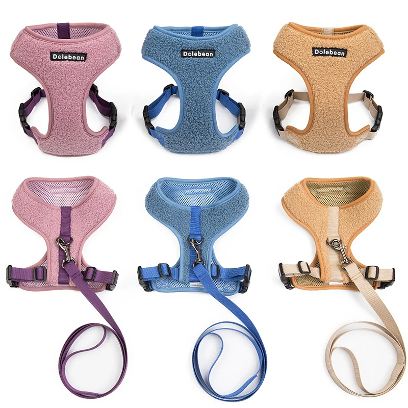 

Dog Harness Leash Set for Small Medium Dogs Harness Vest Pet Chest Straps Walking Lead Leash Chihuahua Yorkies French Bulldog