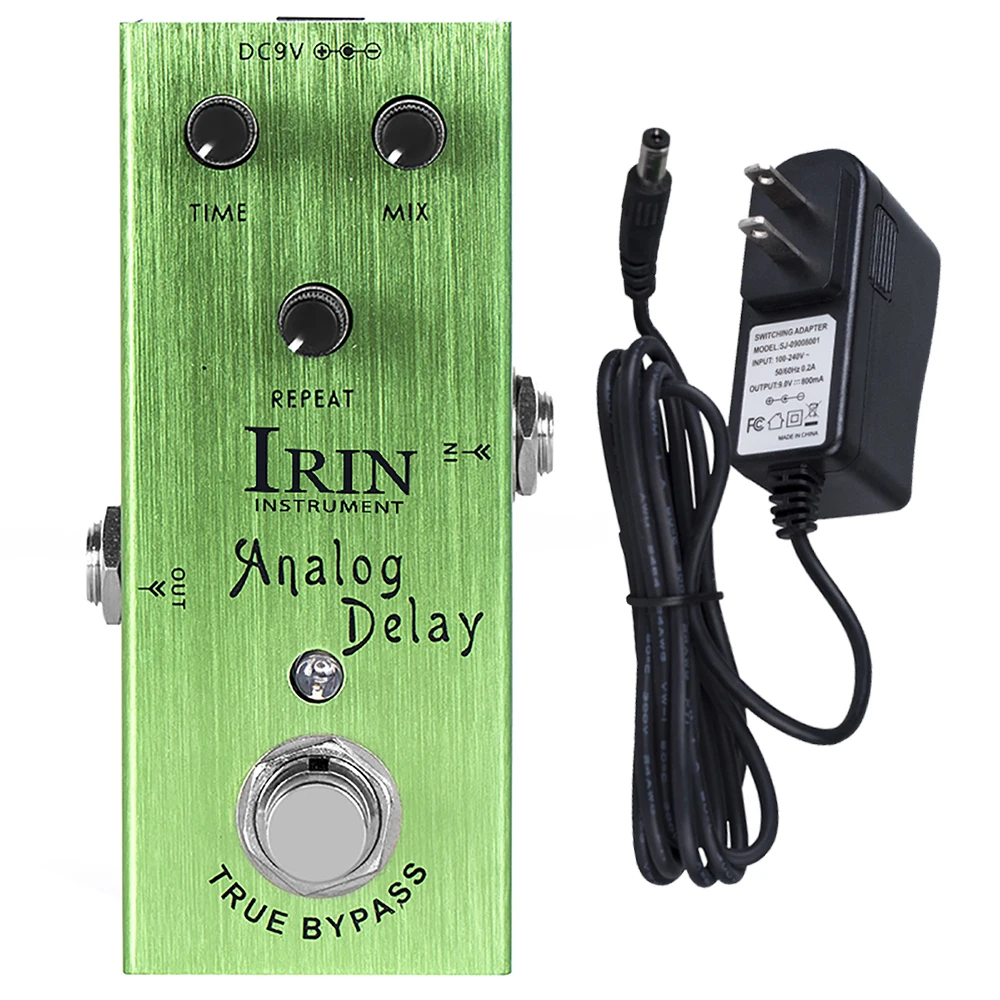 

IRIN AN-02 Effector Analog Delay Guitar Pedal Digital Circuit Delay True Bypass Mild & Mellow Pedal for Electric Guitar Effect