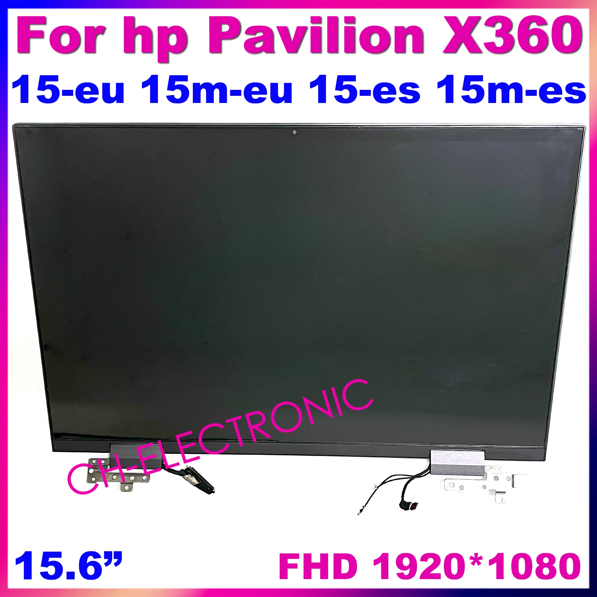 

15.6'' For HP Envy X360 15-ES 15-EU 15M-ES 15M-ES1023DX 15-ES0755NG Laptop LCD Display Touch Screen Full Assembly