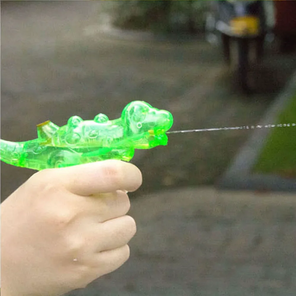 

2pcs Mini Dinosaur Water Gun Outdoor Small Water Pistol Portable Blaster Gun Kids Toys For Children Summer Entertainment Games
