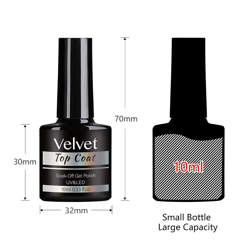 10ML Matte Top Coat Gel Polish Matte Function Gel Semi-Permanent Sealer Varnish Soak Off UV LED Nail Art Functional Gel 6