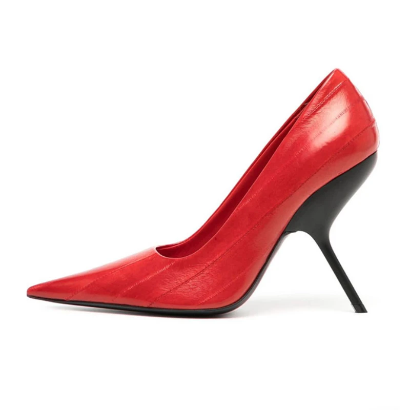 

New Fashion Pointed High Heels Sandals for Women 2024 Summer Silver Stilettos Shiny Party Designer Slippers Big Size Shoes 42 43