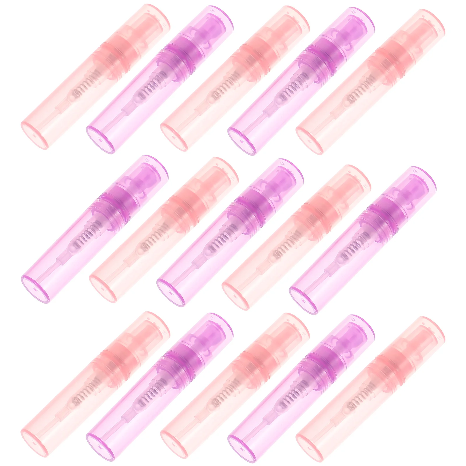 

15pcs Small Spray Bottles Perfume Sub Bottles Makeup Sample Containers Bottles for Home Outdoor (2ml Random Color)