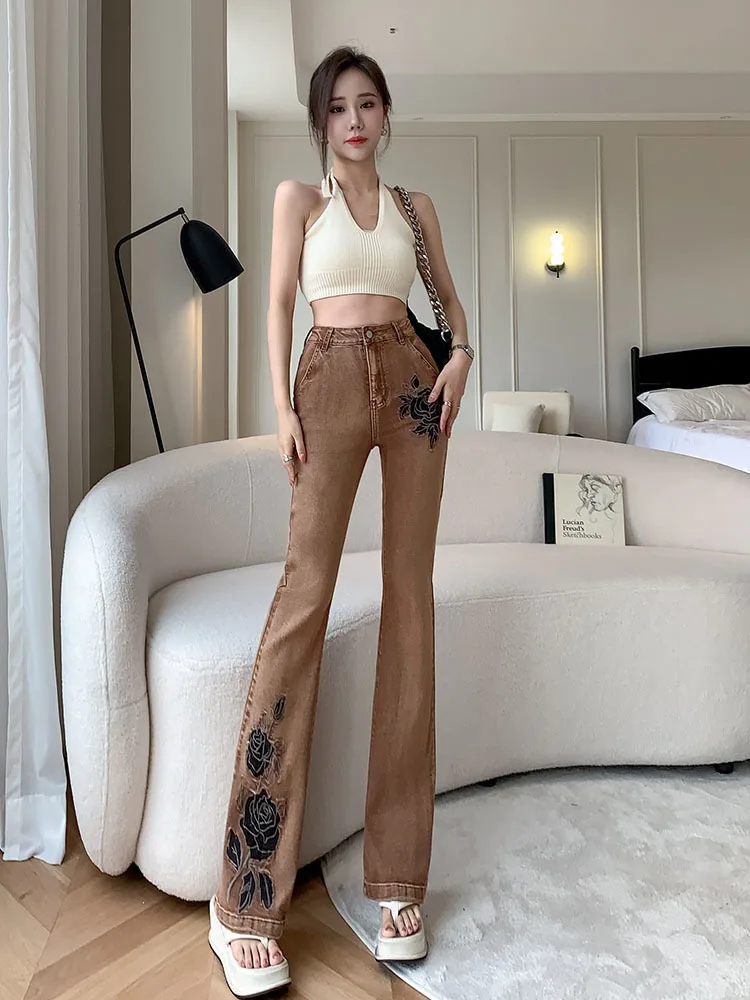 Fashion Beaded Harem Pants Women Refined Handmade Lace Patchwork Casual  Pants 2023 Spring Summer New Korean Slim Casual Pants - AliExpress