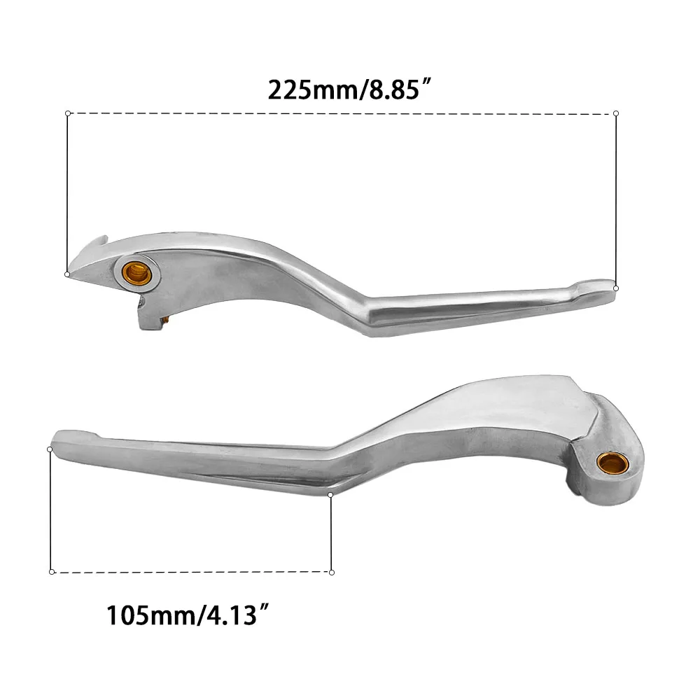 Motorcycle clutch lever cable motorcycle accessories handlebar hand grips brake clutch levers for Indian Scout Sixty Bobber-Black Chrome