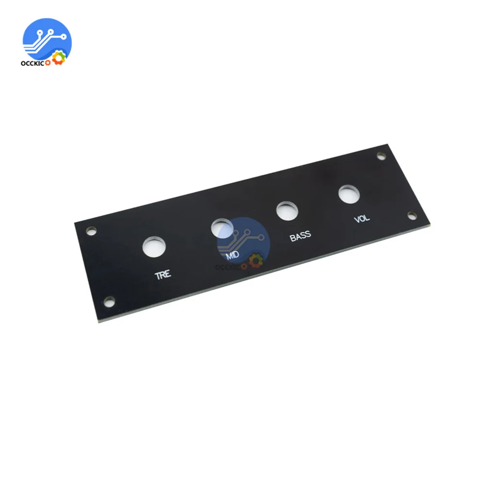 Cable Adapter 11.9x3.6cm RCA Terminal Wall Panel Plate Input Phono Chassis Socket Audio Adapter for NE5532 Active Tone Board Companion Panel