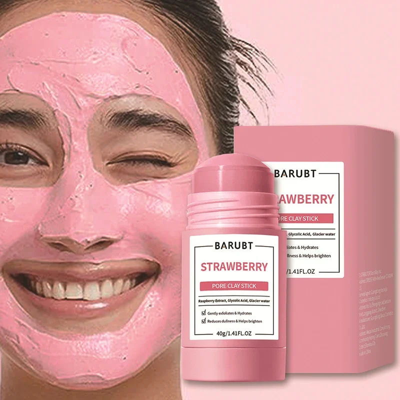 Alaska Volcano Mask Mugwort Cleansing Mask Stick Shrink Pores Acne Deep Blackhead Remover Facial Cleansing Moisturizing Mask 40g - Image 4