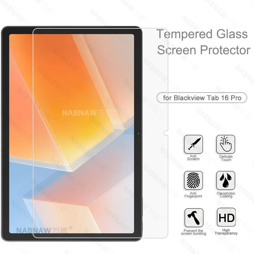 No Defects HD Scratch Proof Tempered Glass Screen Protector For Blackview Tab 16 Pro 11-inch Tablet Protective Film 3