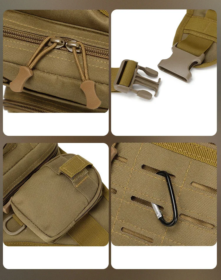 Nylon Outdoor Sports Crossbody Shoulder Bag for Men