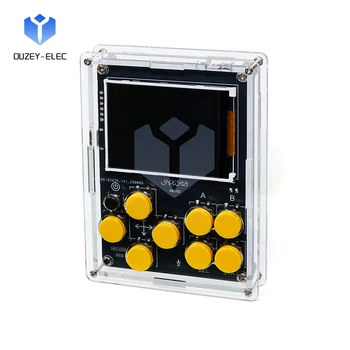 Kit fai da te per console di gioco portatile Console NES con 25 giochi preinstallati Supporta kit fai da te elettronico con schermo LCD di espansione scheda SD
