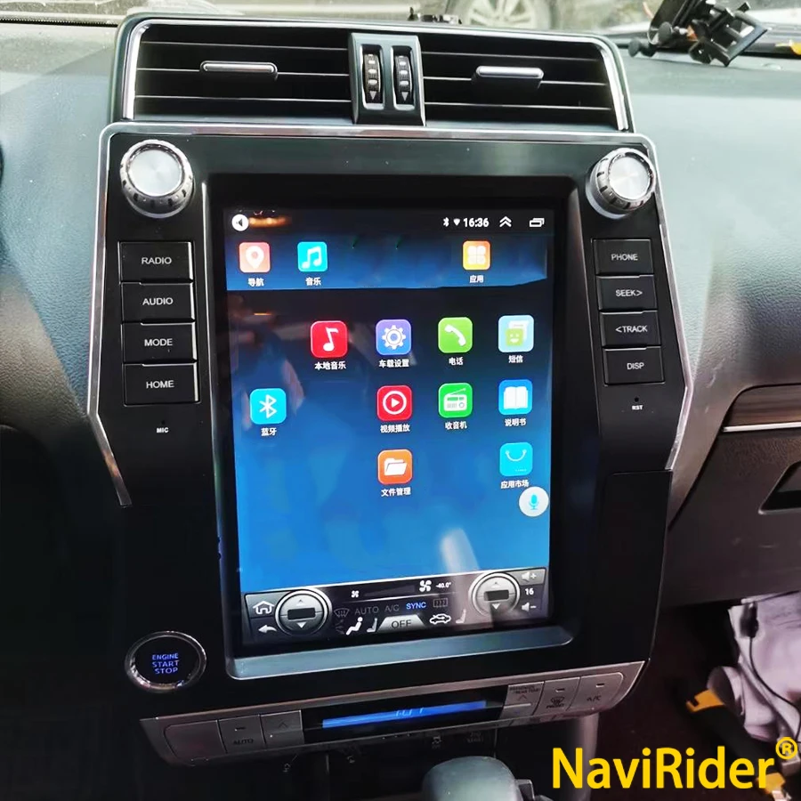 

Автомобильный радиоприемник 256 ГБ 12,1 дюйма Android для Toyota Land Cruiser Prado 150 2018 -2022 GPS мультимедийный видеоплеер беспроводной CarPlay