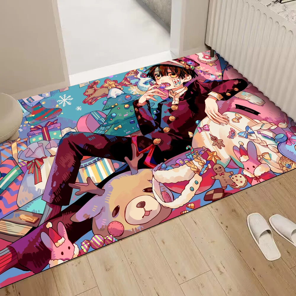 Toilet-bound Hanako-kun Manga Floor Mat Room Mats Anti-slip Absorb Water Long Strip Cushion Bedroon Mat Household Carpets
