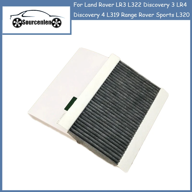 

LR023977 Carbon Cabin Air Filter for Land Rover LR3 L322 Discovery 3 LR4 Discovery 4 L319 Range Rover Sports L320 JKR500020