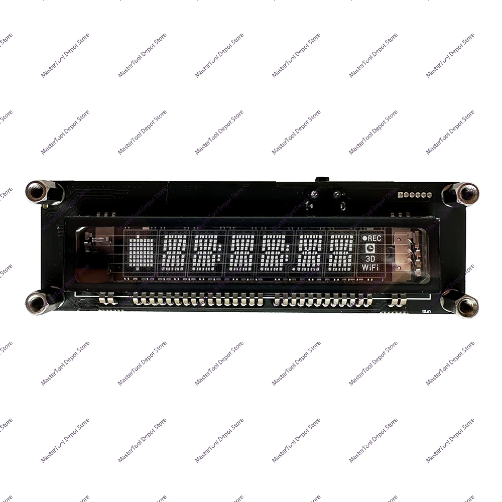 사이버펑크 VFD 야광 형광 시계 와이파이 네트워크 시계 데스크탑 장식 액세서리 USB 5V