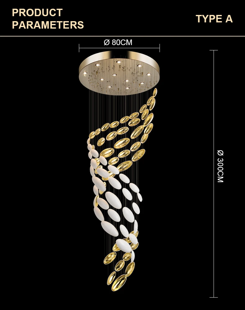 Luxury Lustre Bowl Hanging Chandelier