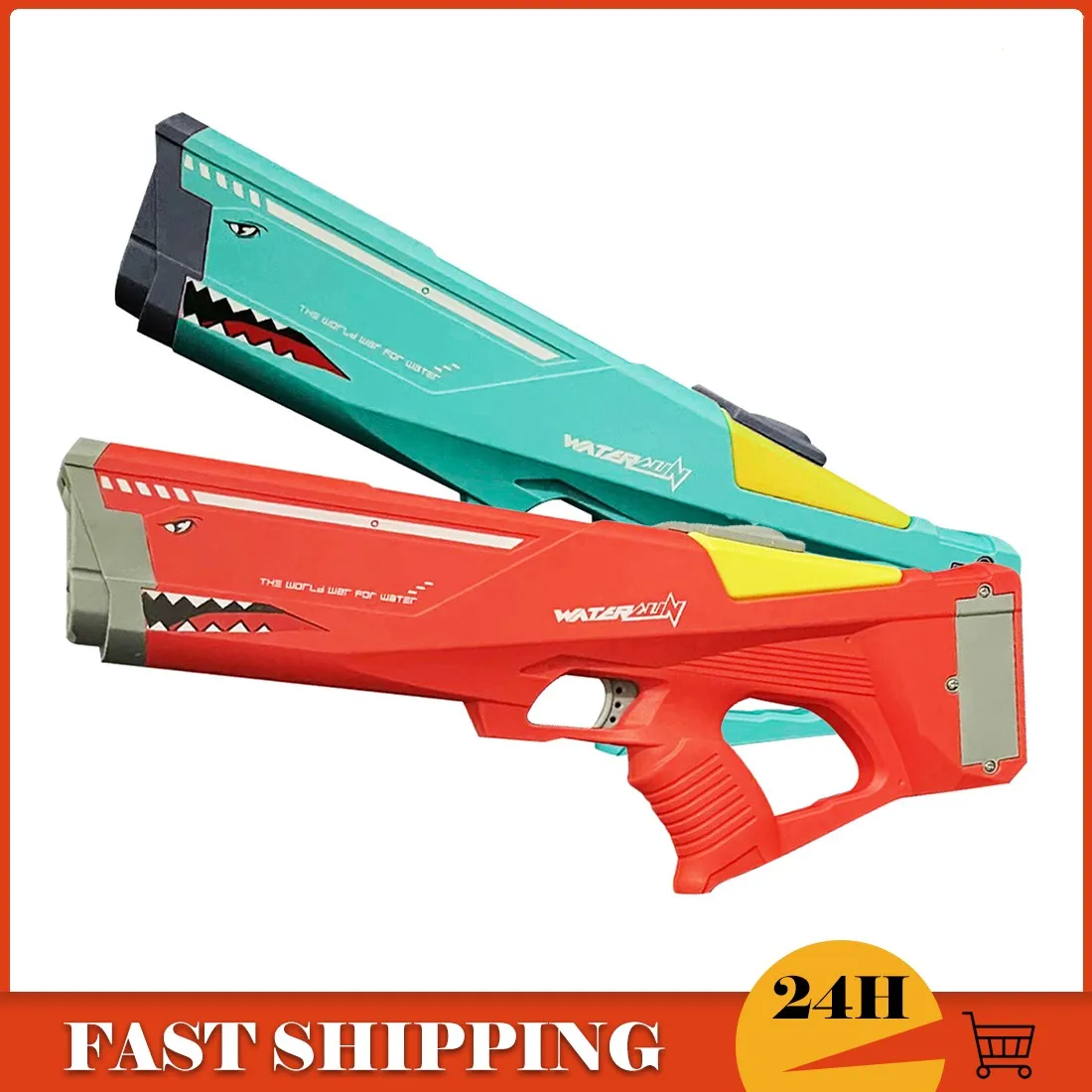Shark Electric Water Gun Automatic Large High Pressure Water Guns For  Children Outdoor Beach Party Swimming Pool Kids Adult Toys - AliExpress
