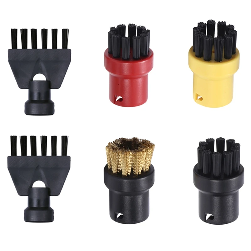 

For Karcher SC1 SC2 SC3 SC4 Round Or Flat Brush Cleaning Brush For Steam Cleaner Attachment Adapter Home Cleaning Brush