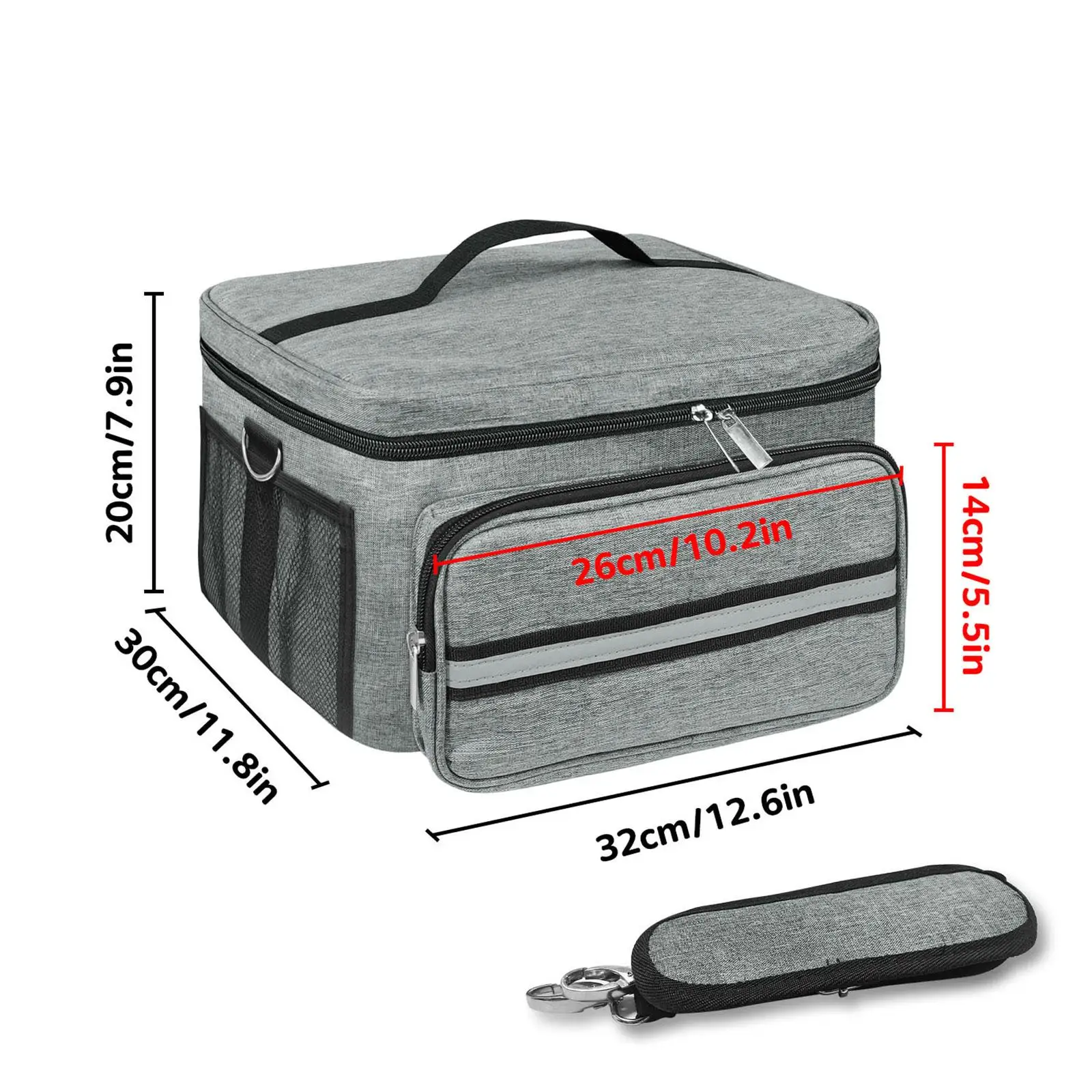 Toaster Storage Bag Toaster Cover Protection Waterproof Protective Cover Washable Dustproof Cover Toaster Cover with Base 6