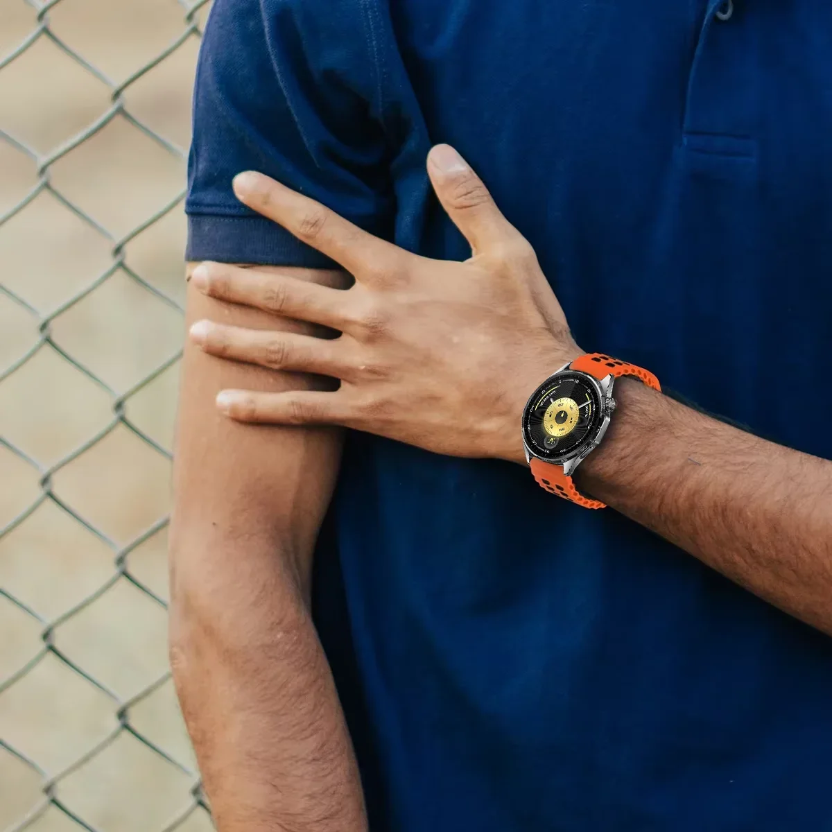 Breathable 22mm Silicone Sports Band