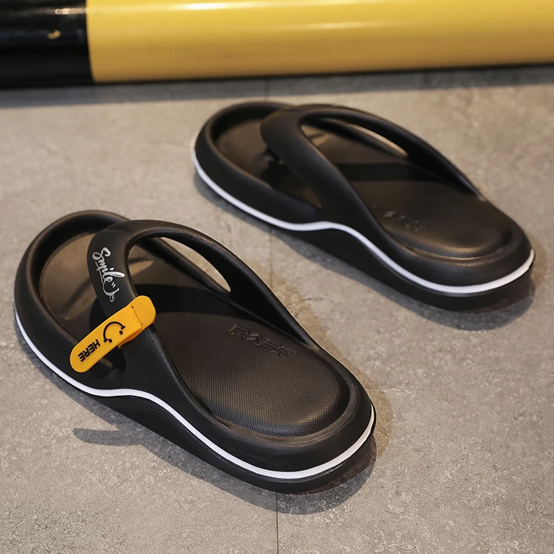 Fashion Men Slippers Flip Flops Indoor Outdoor Beach Sandals Soft Bottom Non-slip flip flops house shoes summer sandals beach shoes