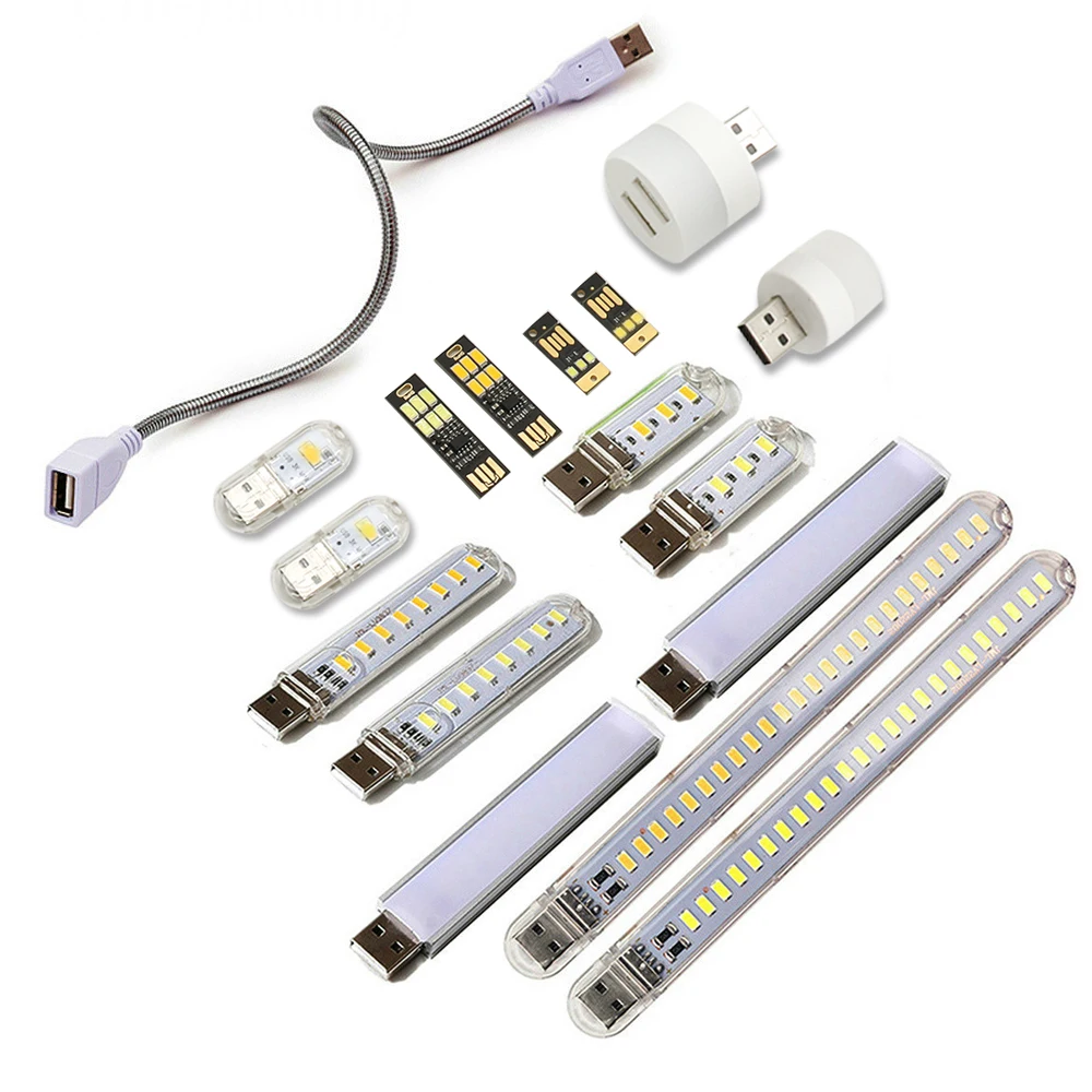 Portable LED Lights USB Night Light Room Decor Mini Table Desk Lamp Flashlight For Power Bank Laptop Camping Reading Lightiing led light,desk lamp,night light,led desk lamp,mini night light,mini led light