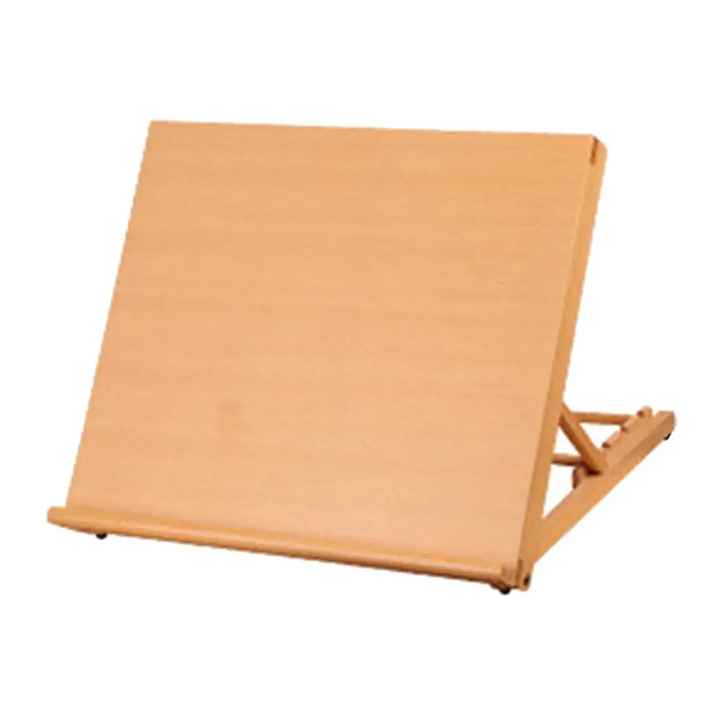 Art Drawing Board Portable Adjustable Beech Wood Sketching Wood Desktop Table Easel for Drawing , , or , Large
