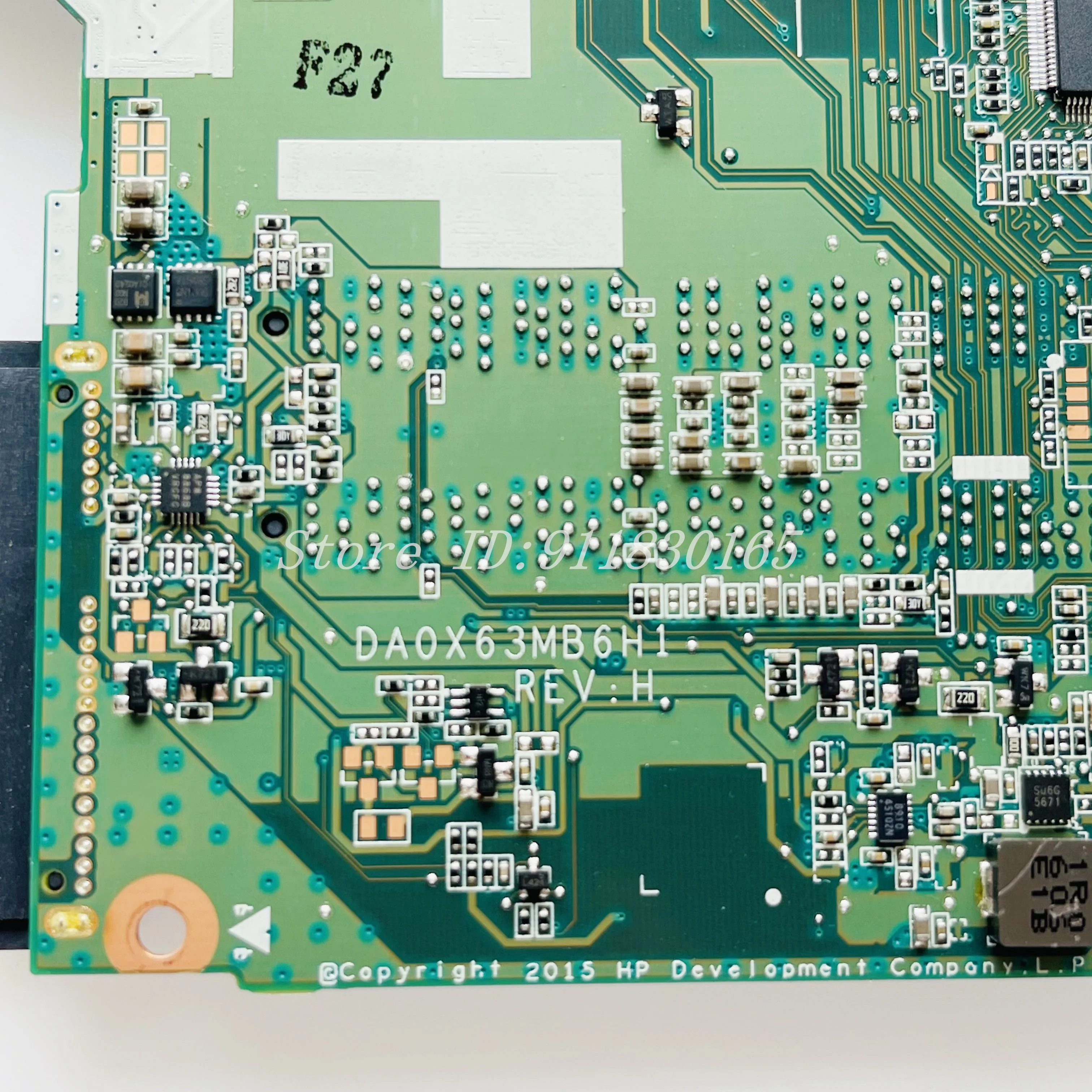 DA0X63MB6H1 For HP Probook 450 G3 470 G3 Laptop motherboard