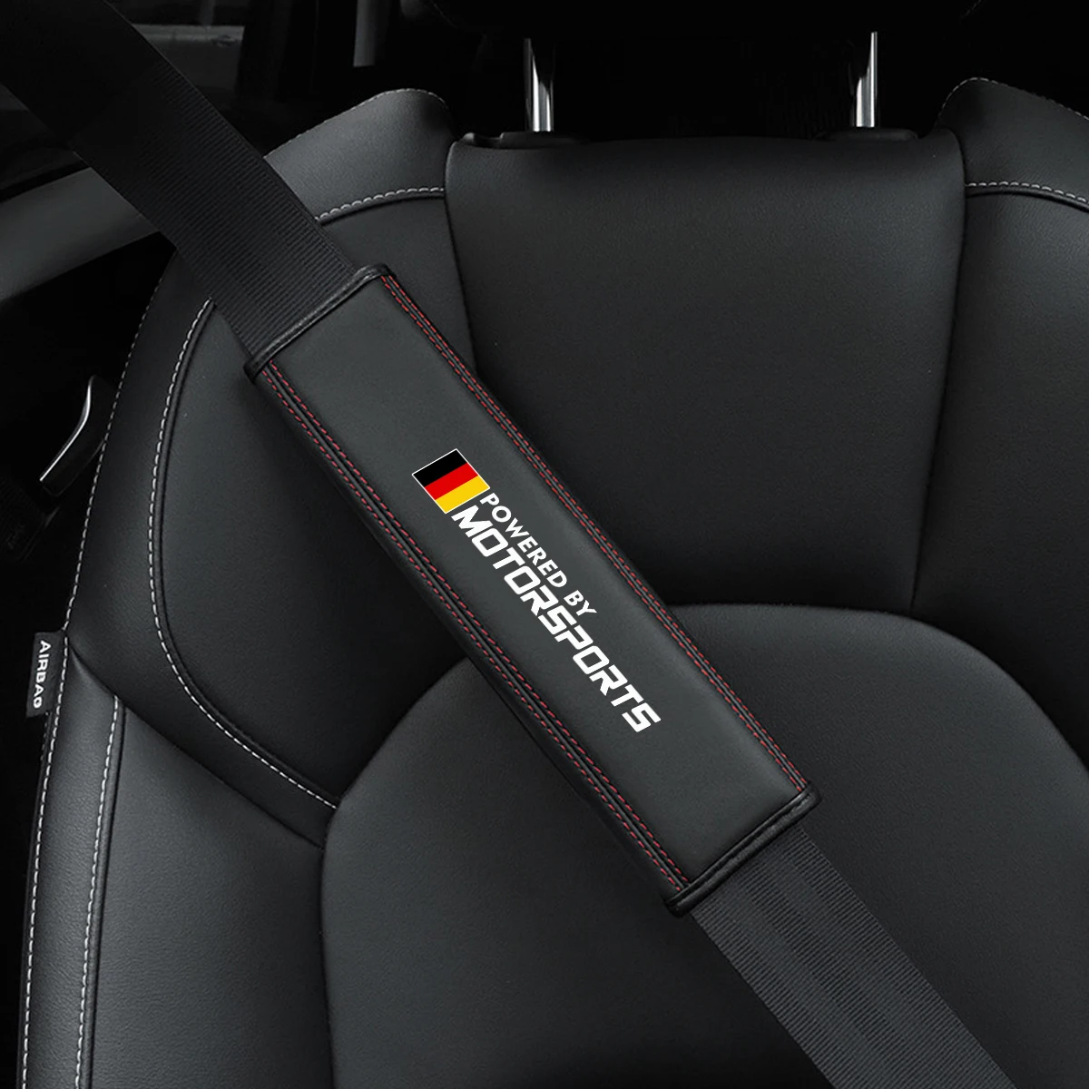 범용 가죽 카시트 벨트 커버, 어깨 보호 안전 벨트, BMW M 1 3 5 X 시리즈 F30 G30 G20 X3 X5 용, 2 개