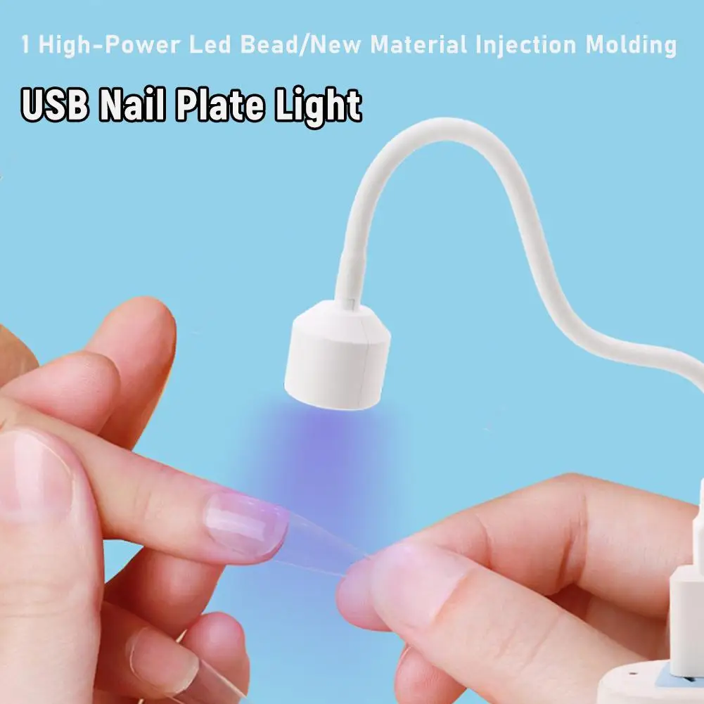 미니 UV 라이트 LED 전구 빠른 건조 UV 젤 접착 도구, UV 접착제 네일 램프 손전등, 경화 조명 건조기 네일 A7u9
