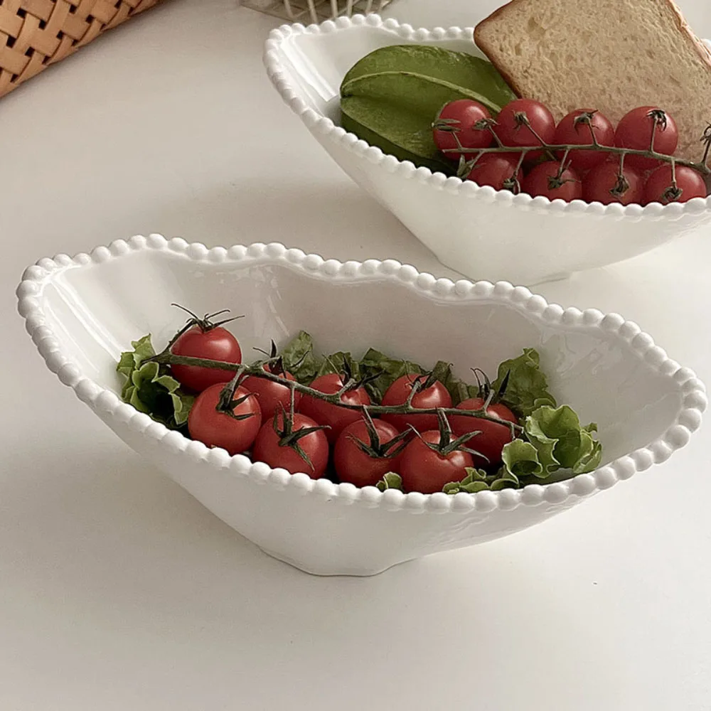Porcelain Bowl – French Style Simple Solid Color for Fruits, Vegetables & Yogurt 1